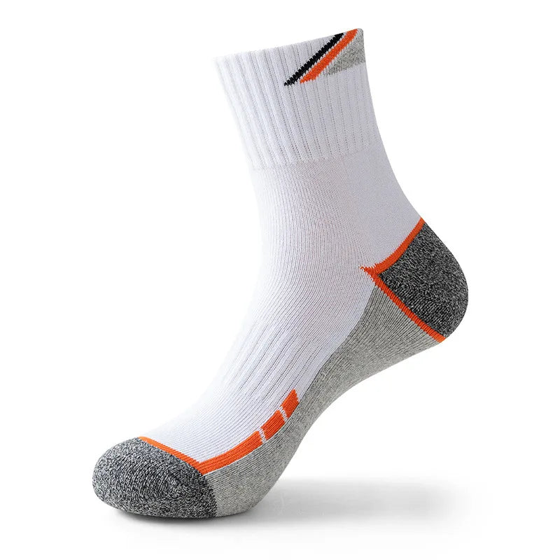 Professional Tennis Cotton Socks Towel Bottom Sports Color Matching Elite Men's Tube Business Running Basketball Socks Thickened