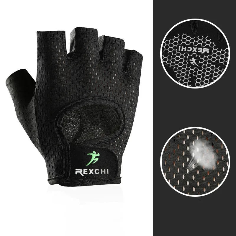 Professional Fitness Gloves Non-Slip Yoga Exercise Half Finger Men Women Power Weight Lifting Hand Protector Cycling accessory