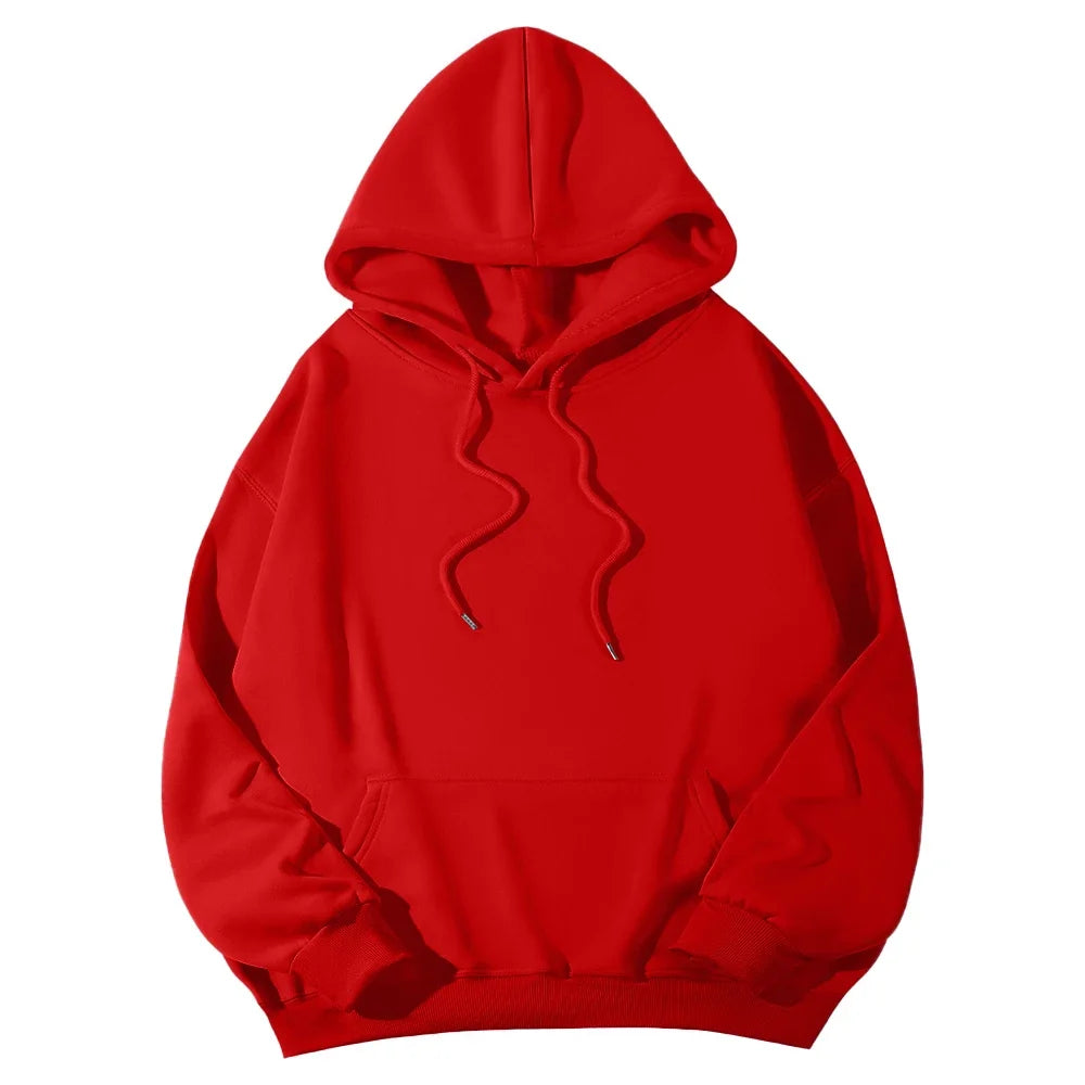Women's Hoodies Pullover Spring Autumn Casual Hoodie 2026 Sweatshirts Solid Color Hoodies Oversize Black Sweatshirt Women Top