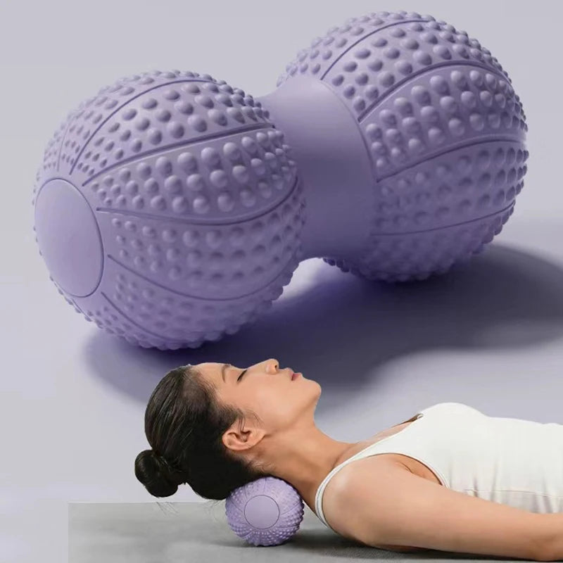 Portable TPE Massage Balls for Men Women Home Yoga Pilates Fitness Fascia Massage Ball Neck Back Foot Leg Massage Ball