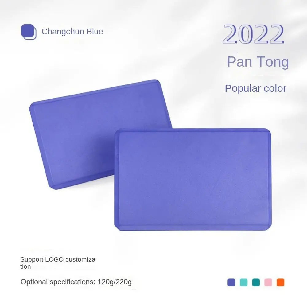High Density Yoga Foam Blocks Gym EVA Non-slip Props Brick Solid Color Lightweight Yoga Block Meditation DIY