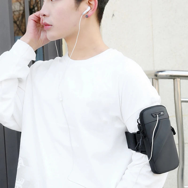 Phone Arm Bag With Headphone Jack Waterproof Breathable Sports Running Phone Holder Gym Mobile Phone Holders Jogging Bags 2025