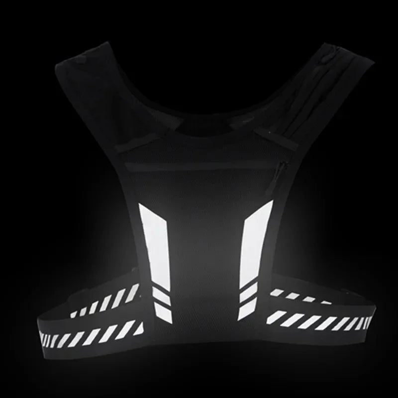 Ultra Light Running Vest with Phone Pocket Water Bottle Holder Breathable Hydration Pack for Outdoor Sports Cycling Hiking Trail