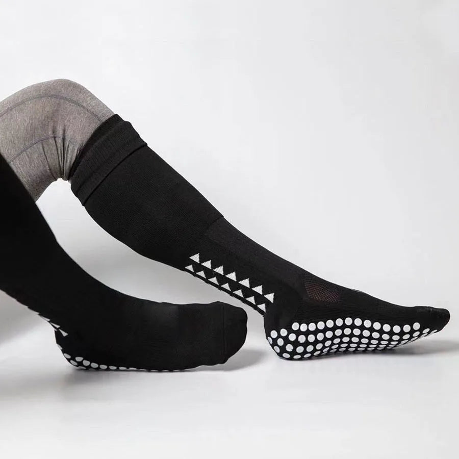 Men Women Non-Slip Grip Socks Breathable Shockproof Suitable for Rugby Soccer Cycling Hiking Tennis Skateboard Sports Socks