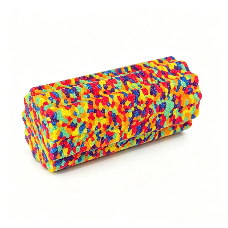 Colored Yoga Foam Roller Soft Texture Durable Pilates Muscle Massager Roller 5.3x15cm Mini Yoga Column Gym Exercise Equipment