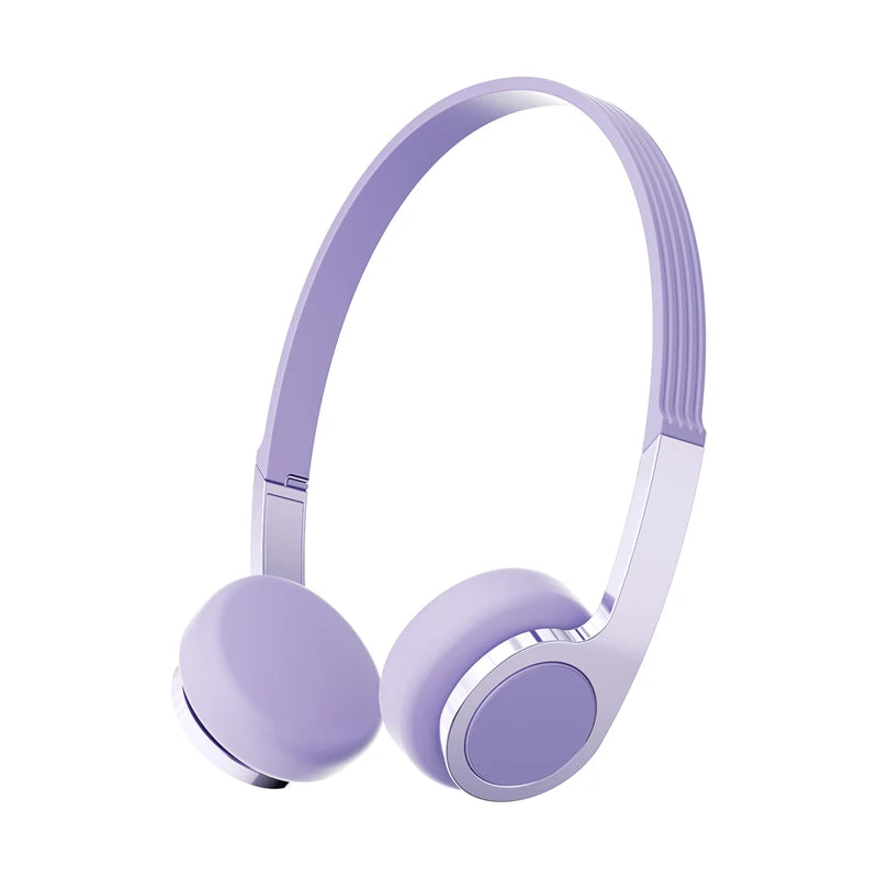 New Retro Compact Over-Ear Bluetooth Headphones Perfect for Photos with Wireless Bluetooth Headphones in Macaron Colors