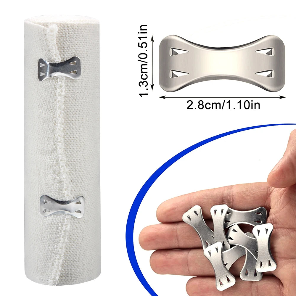 1 Roll Elastic Bandage Wrap,Stretch Compression Bandage Stretches up to 450cm for Sports, Sprains, Calf, Ankle, Foot