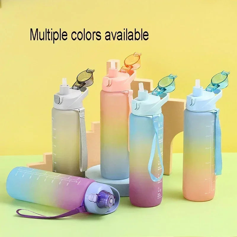 Summer Large-capacity Cup Outdoor Large Water Bottle Multi-color Fitness Kettle Portable Sports Kettle