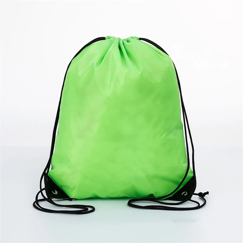Portable Foldable Gym Bag Fitness Backpack Drawstring Shop Pocket Hiking Camping Beach Swimming Men Women Sports Bags
