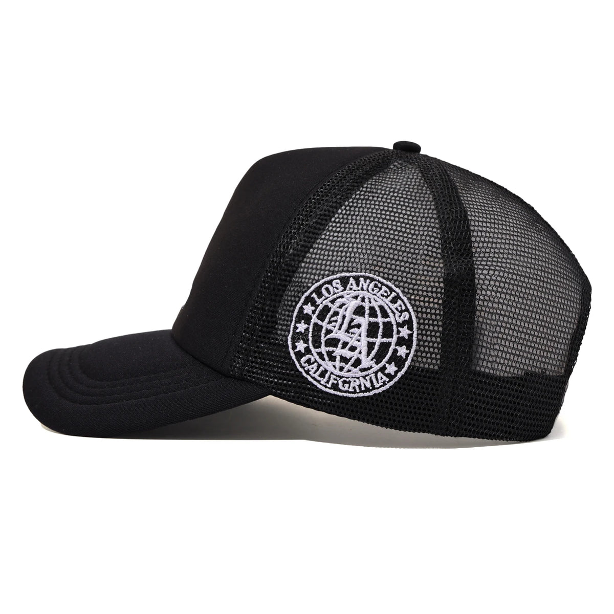 1pc/2pcs LA Embroidery Breathable Truck Hat Hip Hop Street Baseball Hat American Sunshade Couple Duck Tongue Hat