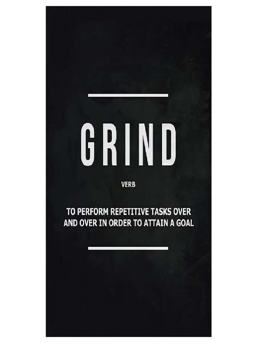 Grind Hustle Execution Motivational Quote Canvas Wall Art Inspirational Posters Prints for Living Room Home Decor Unframed