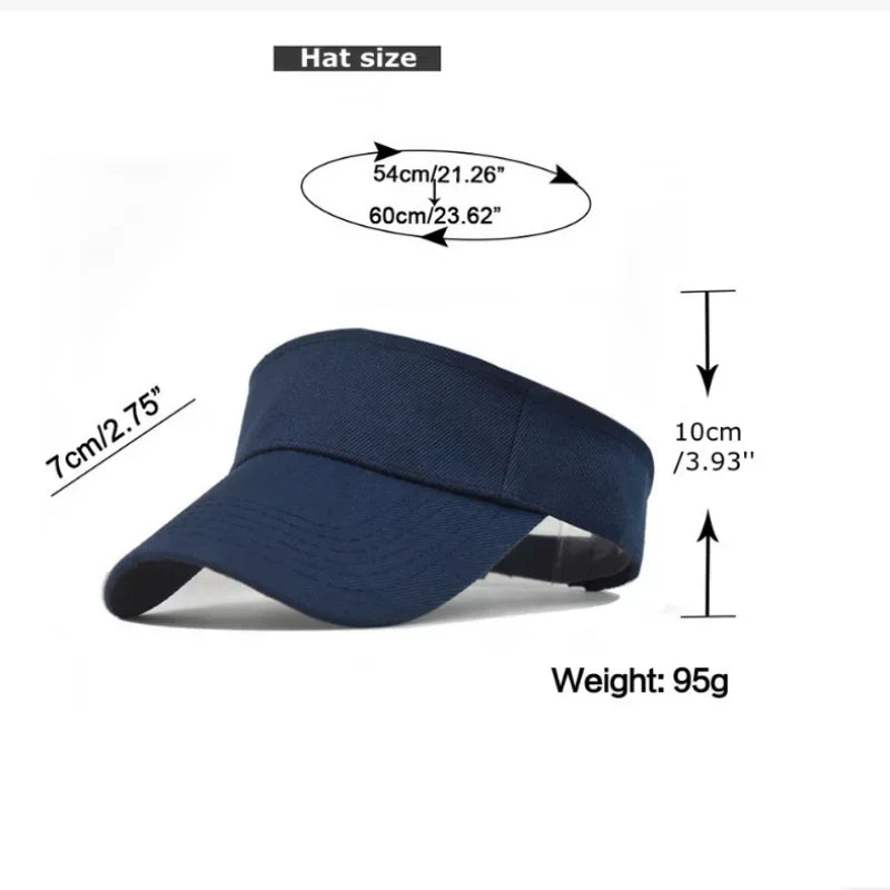 Summer Visors Denim Women Outdoor Sports Sun Baseball Cap Hat Golf Hiking Tennis Running Man Sunscreen Caps Autumn Red