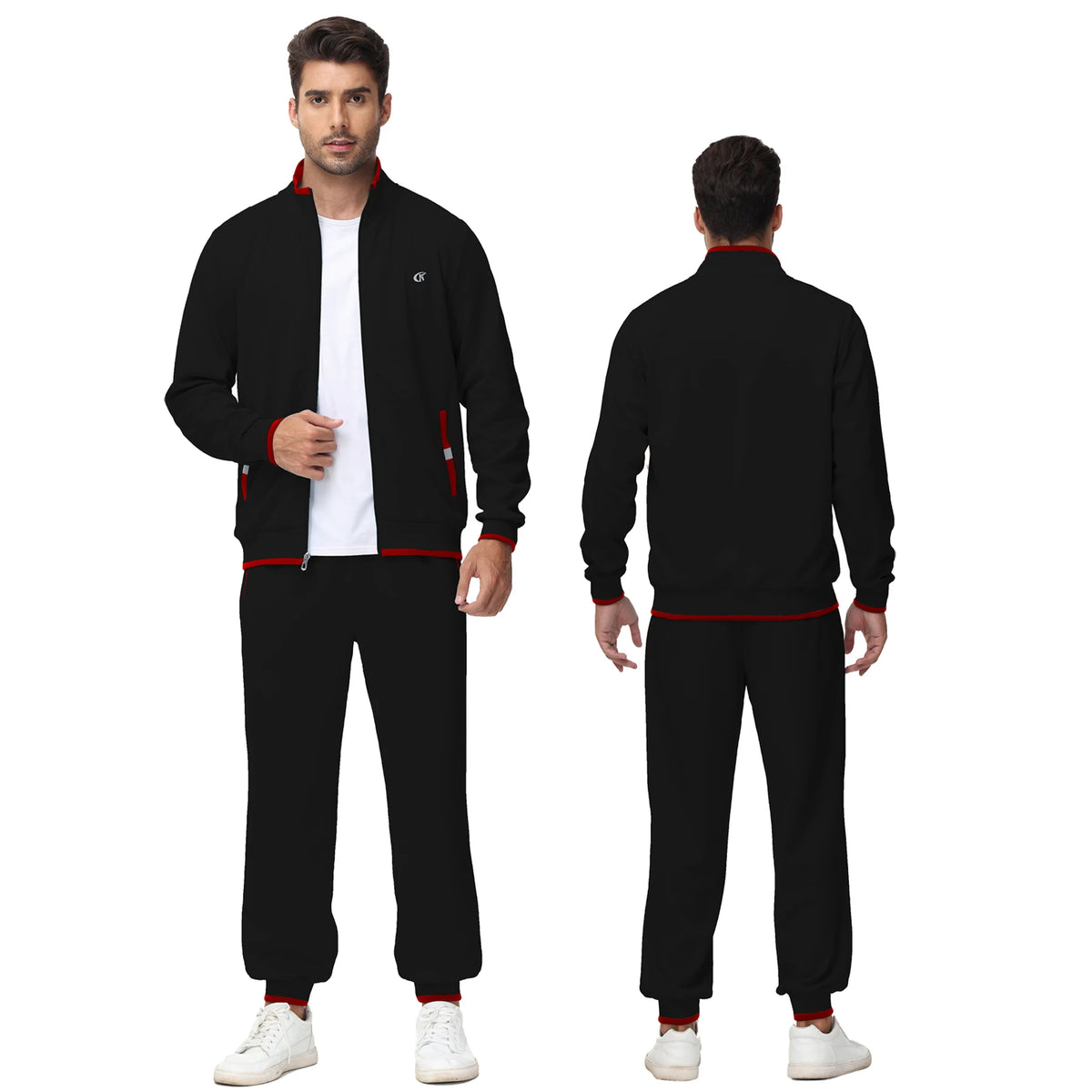 Men's Tracksuits Sweatsuits for Men Sweat Track Suits 2 Piece Casual Athletic Jogging Warm Up Full Zip Sets