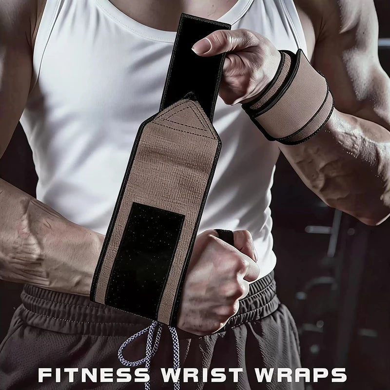 Flexible Wrist Wraps for Weightlifting Protection,Powerlifting Wristbands,3mm Thickness Nylon Wrist Support, Padded Thumb Bracer