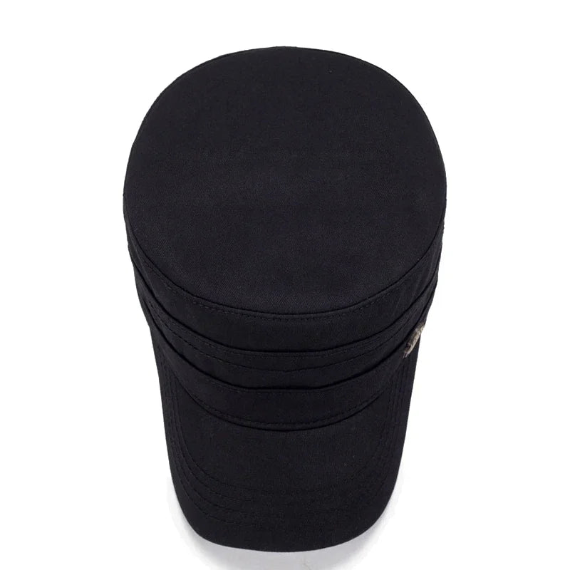 New Fashion Unisex Metal Logo Cotton Adjustable Flat Cap Classic Men Women Outdoor Casual Sport Hat Trucker Caps Dad Hats