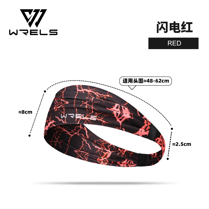 WRELS Wide Breathable Sports Headband Sweatband Hair Band Tie for Workout Yoga Gym Fitness Running Cycling Head Band Hair Bandag