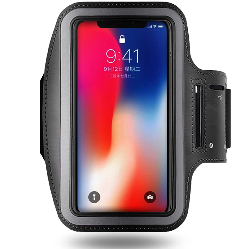 Phone Armband Bag, Universal for iPhone17/16/15/14/13Xiaomi Redmi K90, Samsung, Huawei, OnePlus, Perfect for Running and Cycling
