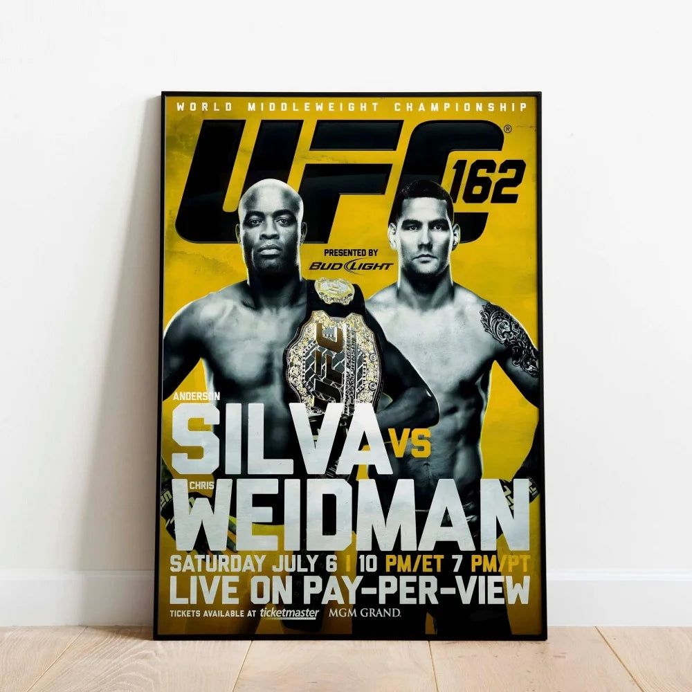 Famous Boxing Legends Posters Fighting UFC 143-180 JONES ALDO Poster Canvas Print Painting Wall Decor Gym Home Mural Cuadros