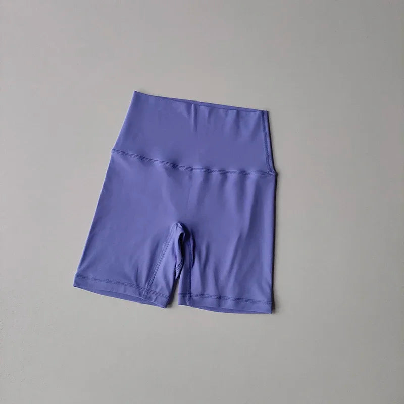 Summer Nude Shorts High Waist Seamless Yoga Shorts Scrunch Bum Gym Shorts Workout Biker Short Stretch Fitness Running Clothing