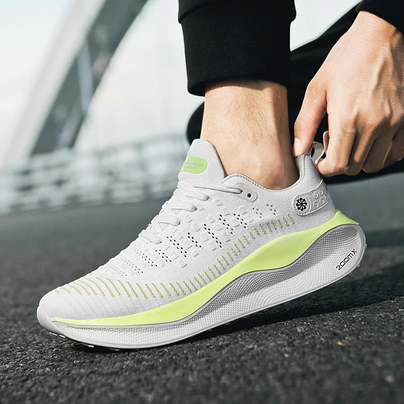 New Men Running Shoes Athletic Casual Sports Luxury Shoes Jogging Comfortable Walking Fashion Trainer Lightweight Breathable