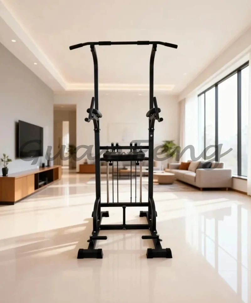 450LBS Power Tower Pull‑Up Dip Station, Stable Pull‑Up Bar, Home Gym Multifunctional Equipment for Full‑Body Strength Training