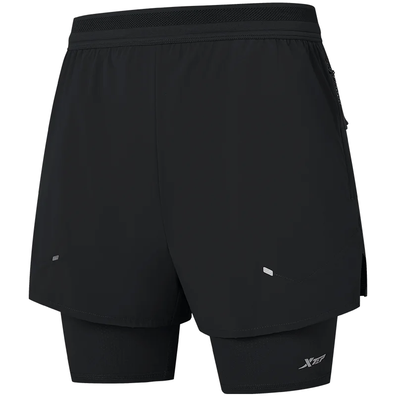 Xtep 2000km PRO Burst Shorts Men's 2026 Summer Quick-Dry Lightweight Sweat-Absorbing Running Shorts For Men 874229670144