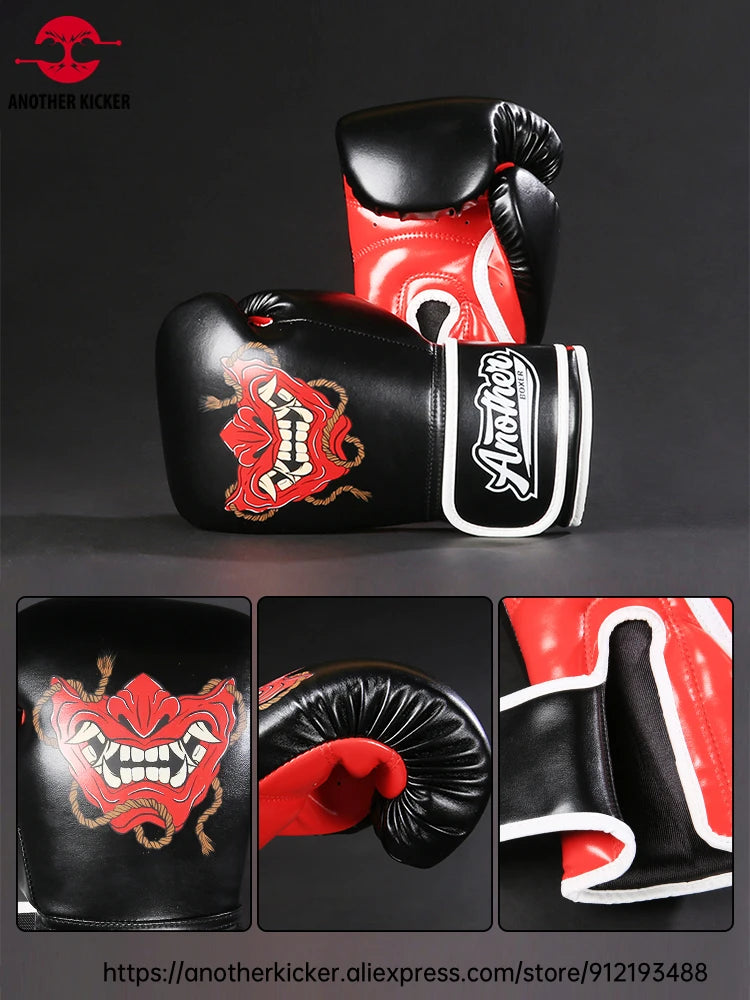 Muay Thai Gloves for Professional Boxers Trainers Mexican Style Boxing Glove for Hard Hitters Shock Absorbent Sparring MMA Glove