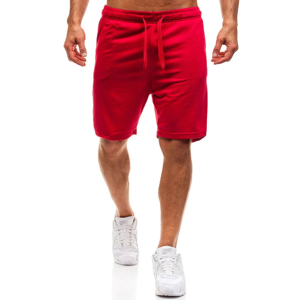 2024 New Mens cross-border sports pants men's casual jogging shorts elastic fitness pants cropped pants M-4XL Men