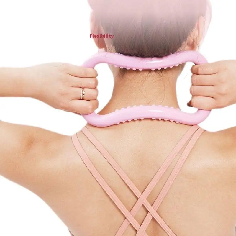Yoga Circle Pilates Stretch Ring Home Women Fitness Equipment Fascia Massage Body Workout Exercise Resistance Support Tool