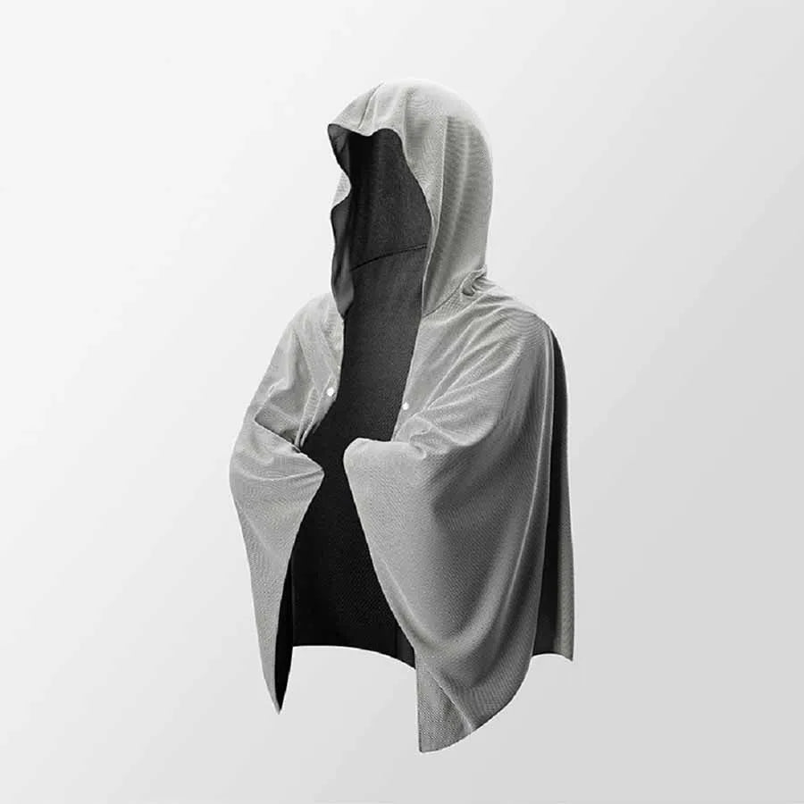1pc Quick Dry Shawl Sports Coldproof Hooded Headband Camping Gym Wipe Sweating Cooling Towel Sunscreen Quick Dry Head Cover