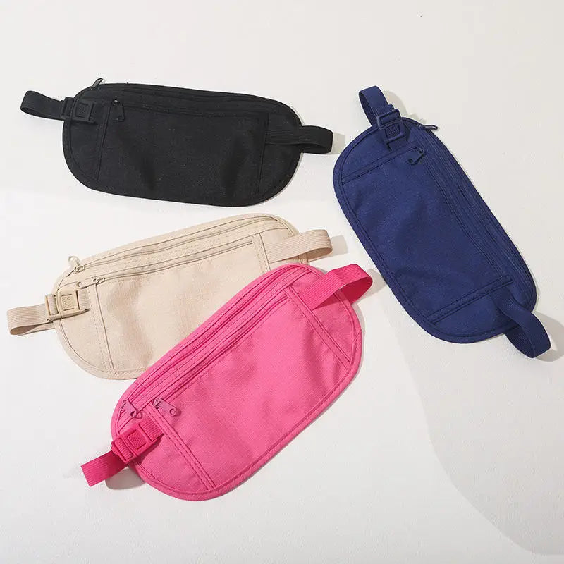 Travel Waist Pack For Men Women Security Money Belt Passport Holder Running Fanny Pack Hidden Wallet Chest Bag Phone Pouch NEW