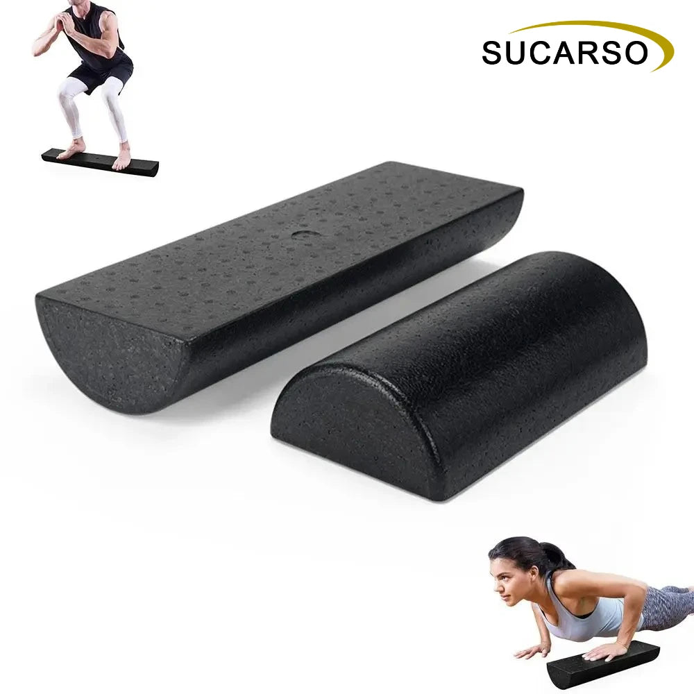 Half Round Balance Training Roller Block Portable Fitness Muscle Foam Roller EPP Gymnastic Massager Roller for Home Gym Exercise