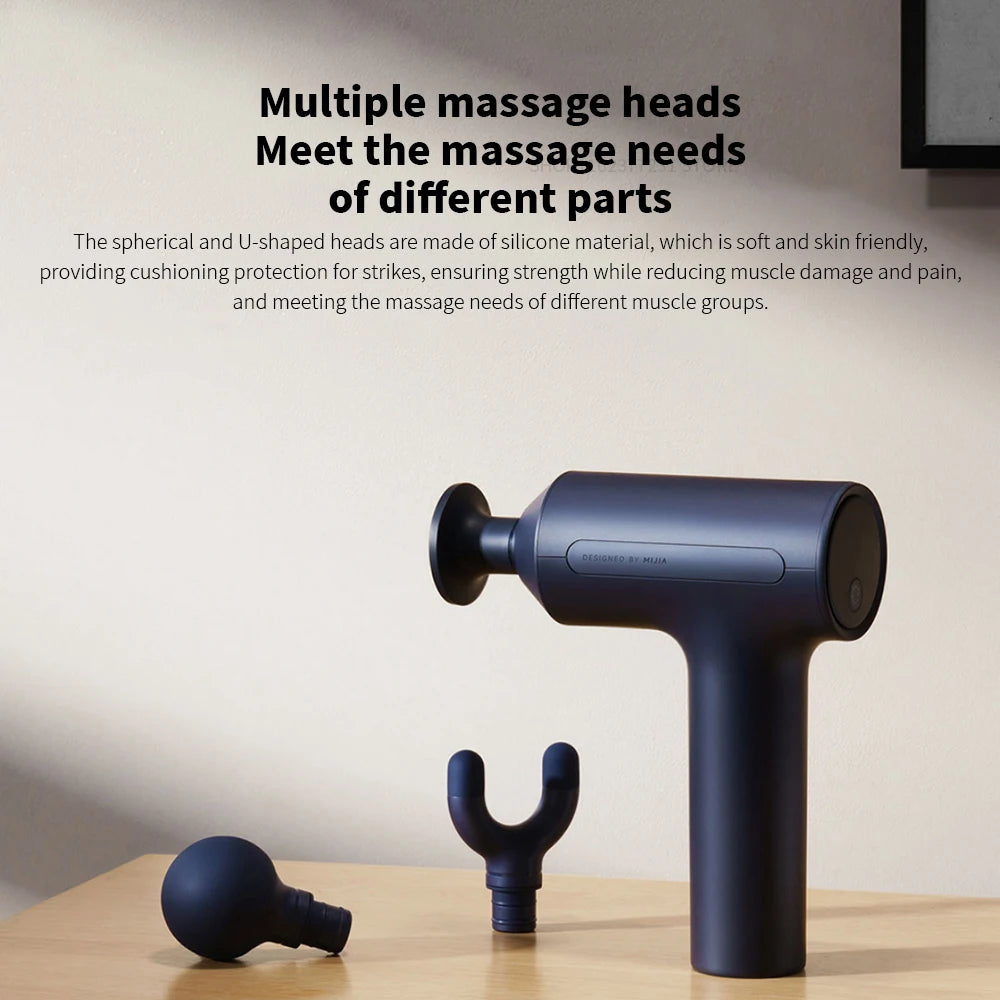 New Mijia Fascia Gun 3 Strength Feedback 10mm Deep Relaxation 25kg Thrust 3 Gear Memory 2450mAh Sports Specific Massage Gun