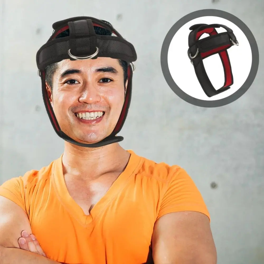 Nylon Webbing Head Training Harness Adjustable Weight Bearing Neck Muscle Trainer Fitness Equipment Cervical Stretch