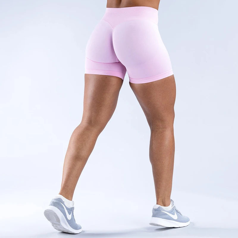Sports Shorts Women Seamless Yoga Shorts Scrunch Bum Gym Shorts Workout Low Waist Short Leggings Booty Stretch Running Shorts