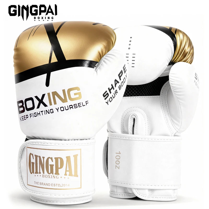 Professional Boxing Gloves Sanda Combat Kids Adult Men Women Boxing Gloves Muay Thai Training Punching Bags Thickened Breathable