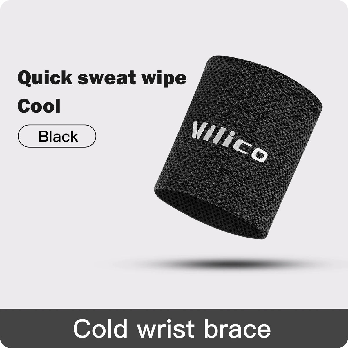 1/2 PC Summer Ice Cooling Wrist Sweatband Sport Wristband Volleyball Gym Wrist Brace Support Sweat Band Towel Wrist Protect
