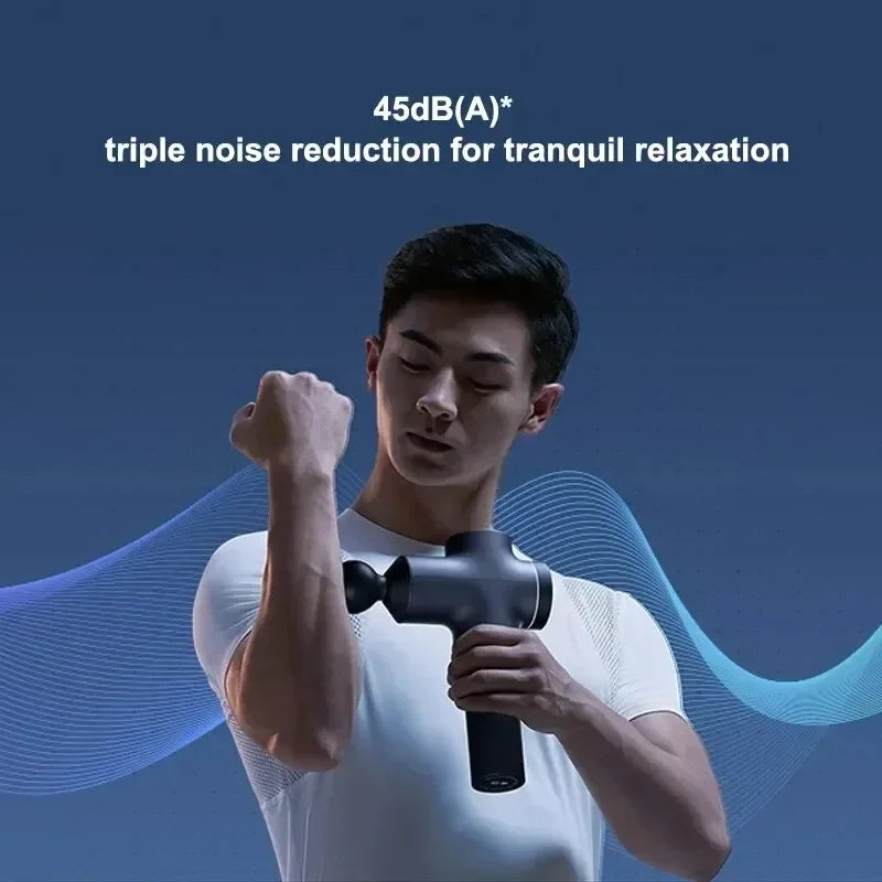 New Mijia Fascial Gun Pro Massage Device Muscle Relaxation 35kg Thrust Intelligent Dual Mode Maximum 12 Gear Force Adjustment