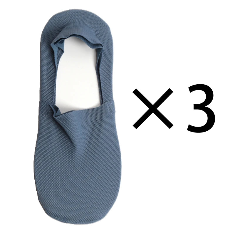 3Pair / Lot 100% Cotton Men Boat Socks Fashion Summer Thin Invisible Sock Breathable Soft Casual Sox High Quality Elastic Sokken