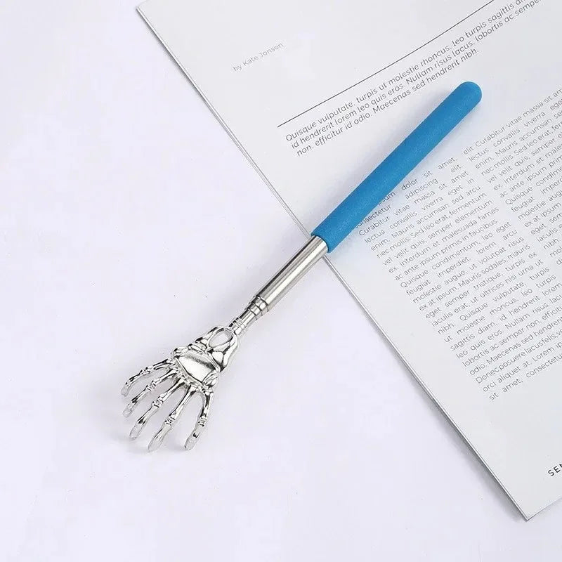 1/2pcs Massager Back Stainless Steel Scratcher Ghost Hand Telescopic Scratching Portable Extendable Products Itch Massage Tools