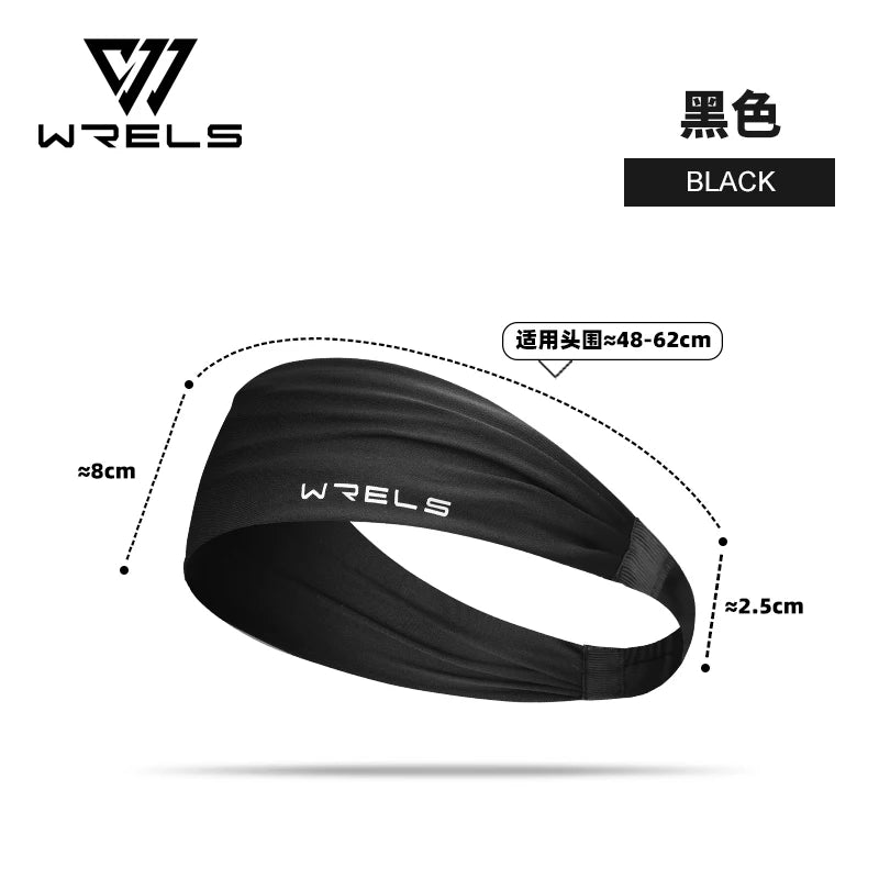 WRELS Wide Breathable Sports Headband Sweatband Hair Band Tie for Workout Yoga Gym Fitness Running Cycling Head Band Hair Bandag