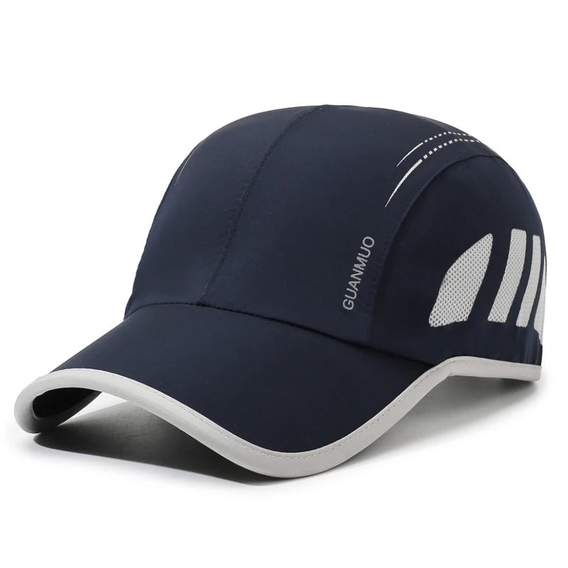 New Summer Lightweight Quick-Dry Breathable Sun Hat, Unisex Outdoor Fishing Baseball Cap for Travel & Casual Wear