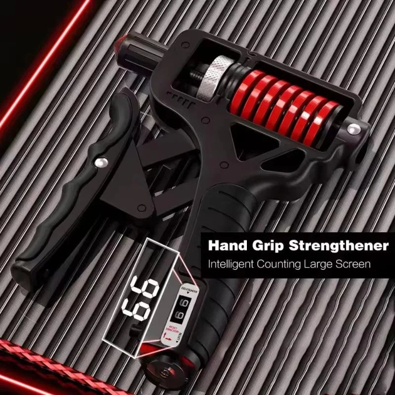 5-165Kg Adjustable Heavy Hand Grip Exercise Strengthener Gripper Finger Expander Arm Wrist Forearm Trainers Fitness Steel Spring