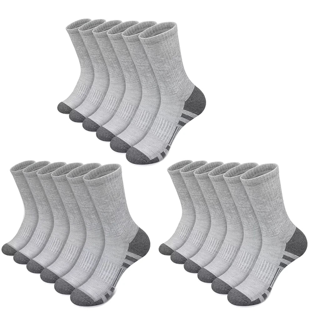 Men's Running Socks 10/30 Pairs Soft Comfortable Summer Sweat Wicking Breathable Basketball Sports Socks for Active Lifestyle