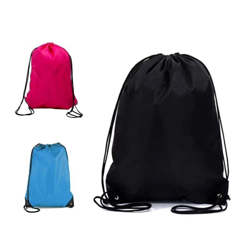 Lightweight Drawstring Unsix Backpack Portable Cinch Bag Perfect for Gym Beach Travel School Sports and Everyday Activities