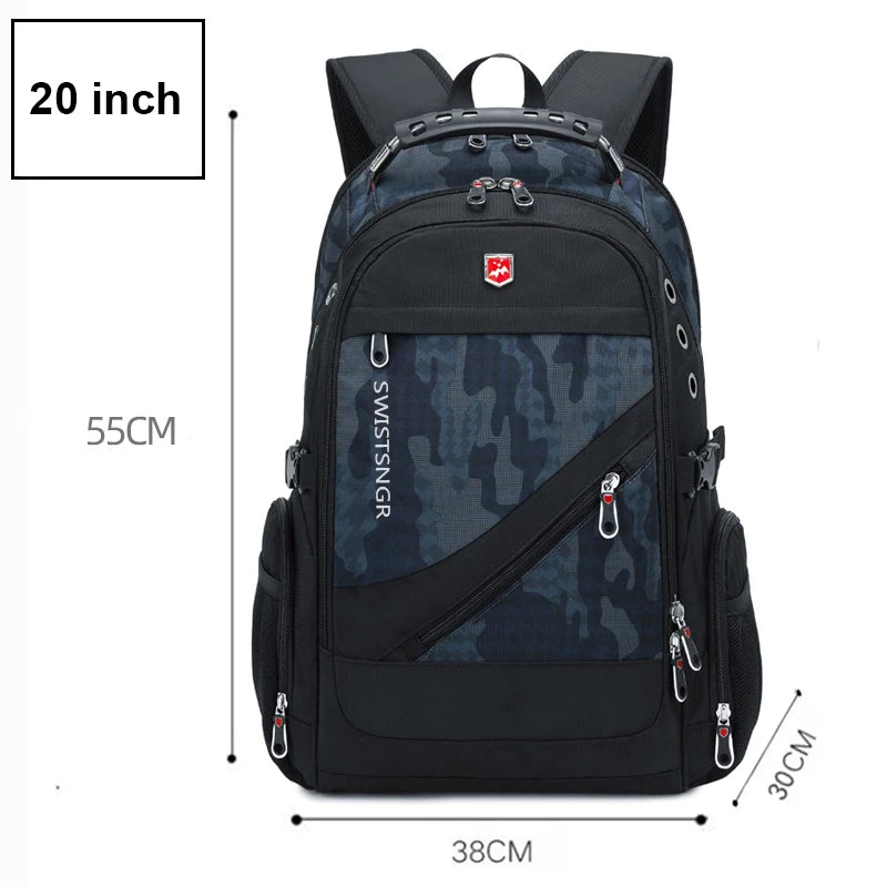 Waterproof Large Travel Backpacks for Airplane 17/20 Inch Laptop Backpack for Men Fashion Japanese School Bag Girls Male Mochila