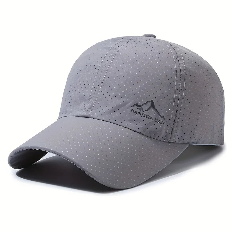 Unisex Summer Outdoor Sports Cap Golf Fishing Hat Quick Drying Sun Hat Adjustable Baseball Cap Women Men Lightweight Visor Cap