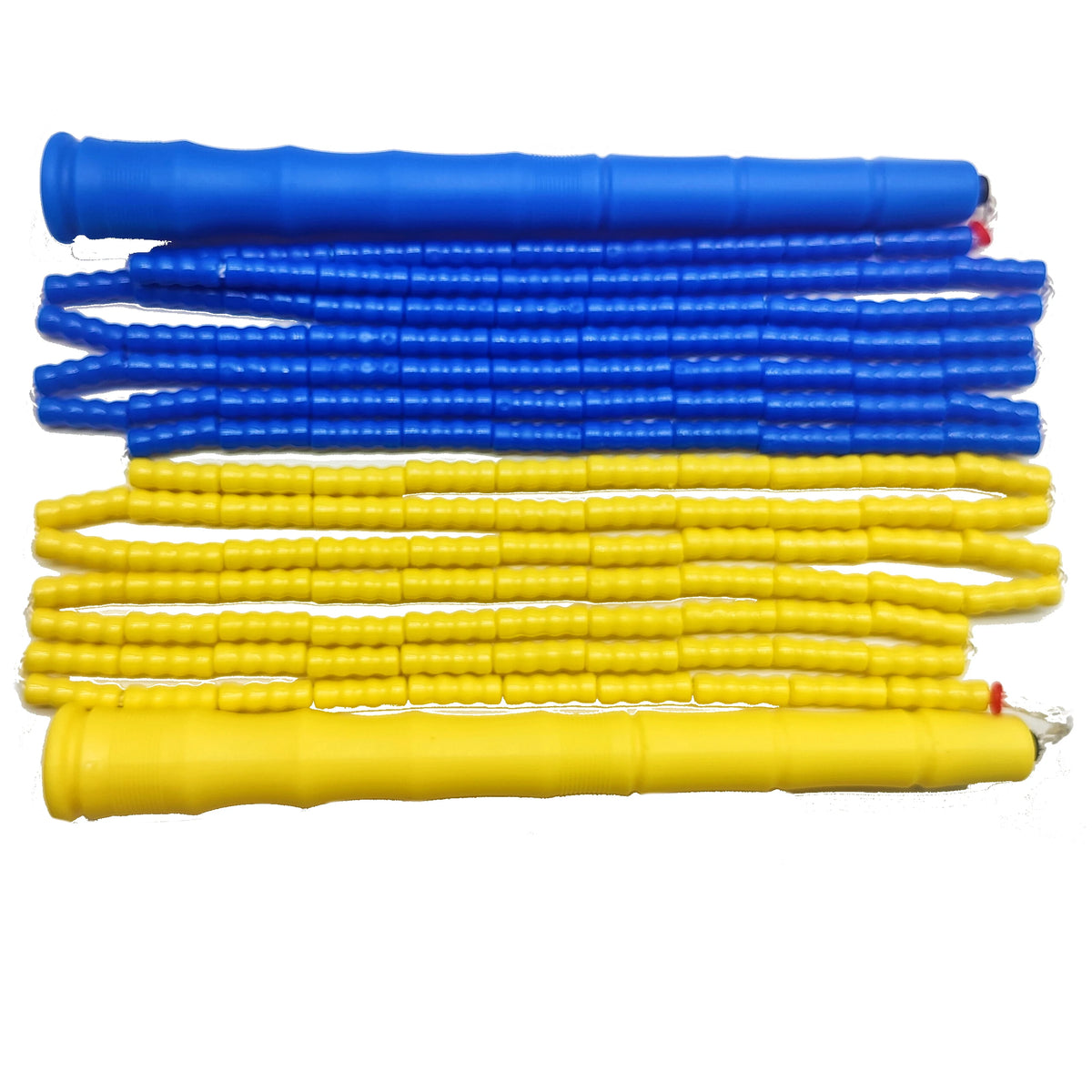 NEVERTOOLATE 20CM LONG HANDLE 3 meter length between handles beaded skipping rope soft PVC beads adult skill tricks tall people