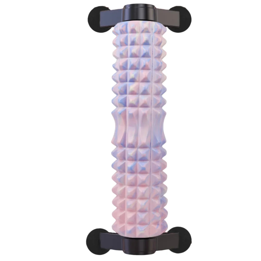Non-Slip Suction Cup Foam Roller Stable with Stand EVA Yoga Column Multifunctional Easy To Use Deep Back Stretching Roller