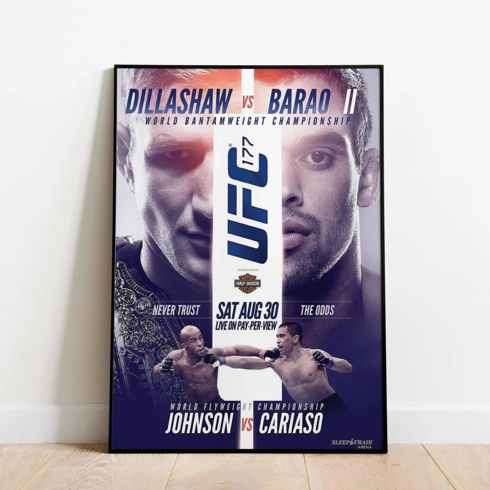 Famous Boxing Legends Posters Fighting UFC 143-180 JONES ALDO Poster Canvas Print Painting Wall Decor Gym Home Mural Cuadros